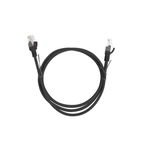 PATCHCORD KAT.6 1M CZARNY FLUKE PASSED LANBERG-688002