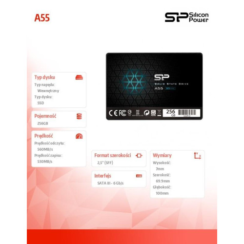 Dysk SSD Ace A55 256GB 2,5