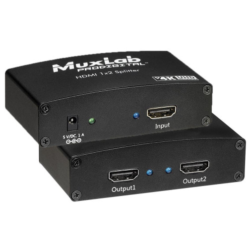 MUXLAB SPLITTER HDMI 1X2, UHD-4K (500423)-6923738