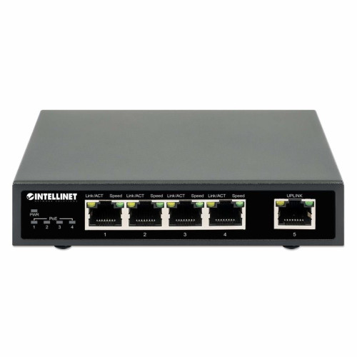 INTELLINET SWITCH GIGABIT 4X RJ45 POE+, 1X RJ45 GI-6932054