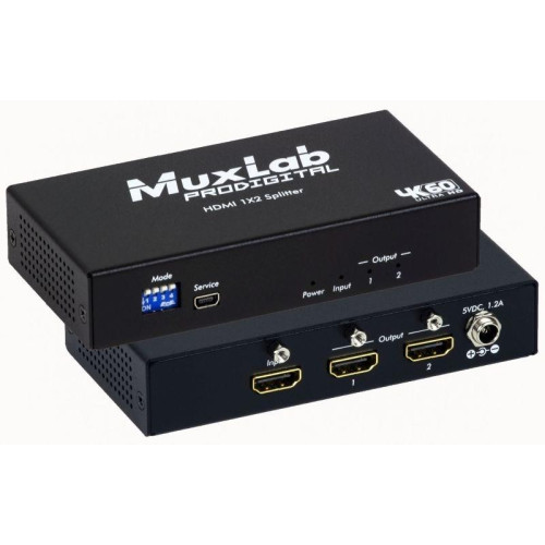 MUXLAB SPLITTER HDMI 1X2, 4K/60 (500425)-6937660