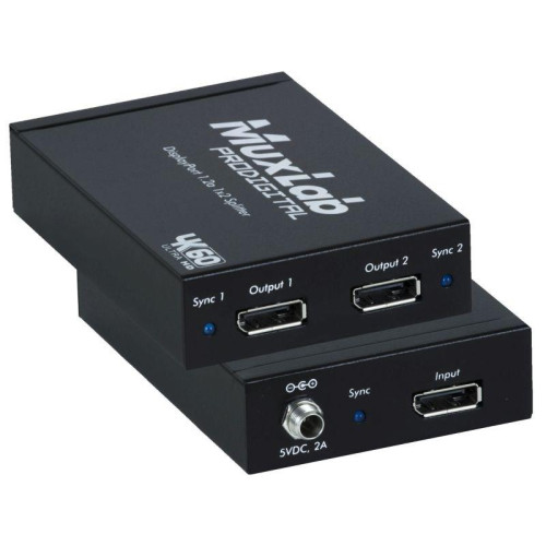 MUXLAB SPLITTER DISPLAYPORT 1.2A 1X2, SST (500505)-6937662