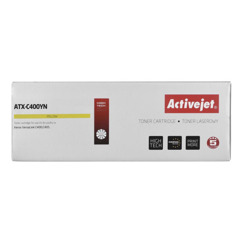 Activejet ATX-C400YN Toner (zamiennik Xerox 106R03509; Supreme; 2500 stron; żółty)-6939300
