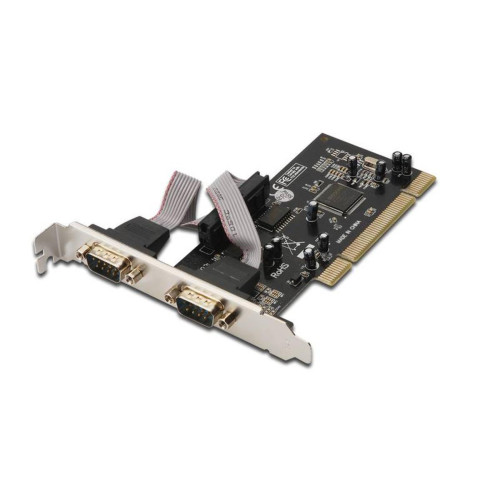 Karta rozszerzeń/Kontroler RS232 PCI, 2xDB9, Low Profile, Chipset: MCS9865-694252