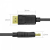 Kabel DisplayPort M/M, 3,0m; Y-C609BK -695453