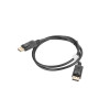 Kabel DisplayPort M/M 4K 1M czarny -695509