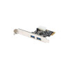 LANBERG KARTA PCI-E X1 -> 2X USB-A 3.1 GEN1 ŚLEDŹ LOW PROFILE PCE-US3-002-6961739
