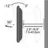 Uchwyt ścienny LCD/LED 42-70cali regulowany, 70kg, czarny-696592