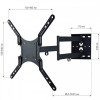 Uchwyt ścienny LCD/LED 23-55cali podwójne ramię, 45kg, czarny-696630