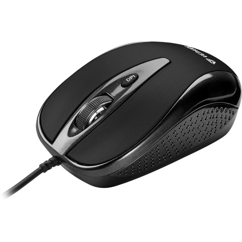 Mysz przewodowa USB, 4 przyciski, YMS 1025BK, optyczna-696122