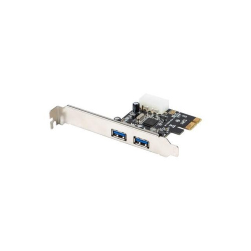 LANBERG KARTA PCI-E X1 -> 2X USB-A 3.1 GEN1 ŚLEDŹ LOW PROFILE PCE-US3-002-6961739