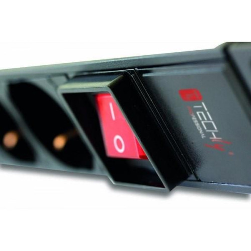 Listwa zasilająca Rack 19 cali do UPS 250V/10A, 10 gniazd, 2m czarna-696747