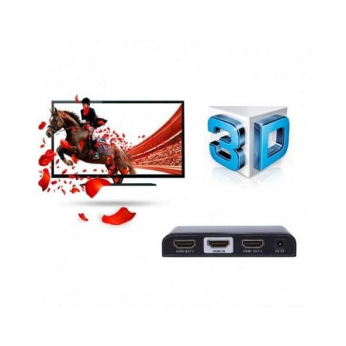 Rozdzielacz-splitter AV HDMI 2.0 1/2 Ultra HD 4K-696781