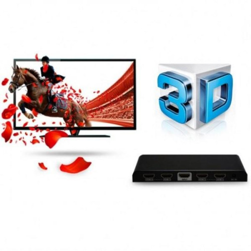 Rozdzielacz-splitter HDMI 1/4 Ultra HD, 3D-696800