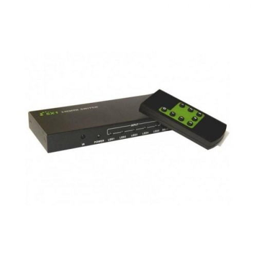 Przełącznik HDMI 5/1 z pilotem, 4K2K 3D, czarny-696847