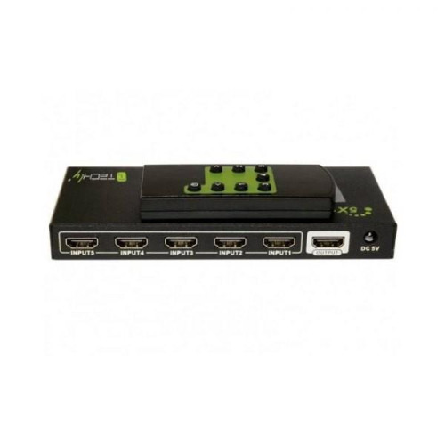 Przełącznik HDMI 5/1 z pilotem, 4K2K 3D, czarny-696850