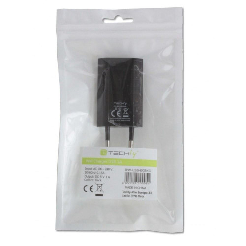 Ładowarka sieciowa USB 5V 1A czarna-696874