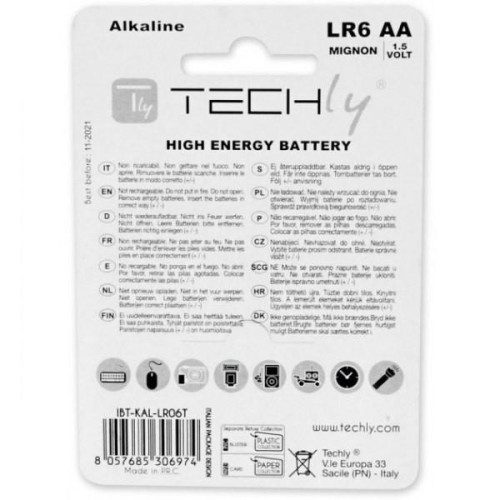 Baterie alkaliczne LR06 AA 4szt, (IBT-LR06T4B)-697579