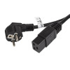 Kabel zasilający CEE 7/7 - IEC 320 C19 16A VDE 1.8M czarny-698275
