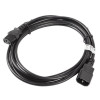 Przedłużacz kabla zasilającego IEC 320 C13 - C14 VDE 3M czarny-698301
