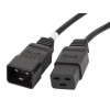 Przedłużacz kabla zasilającego IEC 320 C19 - C20 VDE 1.8M VDE czarny-698303