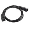 Przedłużacz kabla zasilającego IEC 320 C19 - C20 VDE 1.8M VDE czarny-698304