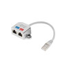 Adapter rodzielacz LAN RJ-45 - 2x RJ-45 FTP -698345