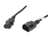 Przedłużacz kabla zasilającego IEC 320 C13 - C14 VDE 5M czarny-698364