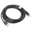 Przedłużacz kabla USB 2.0 AM-AF czarny 5M -698715