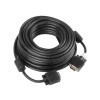 Kabel VGA Ferryt 15M M/M Ekran czarny -698733