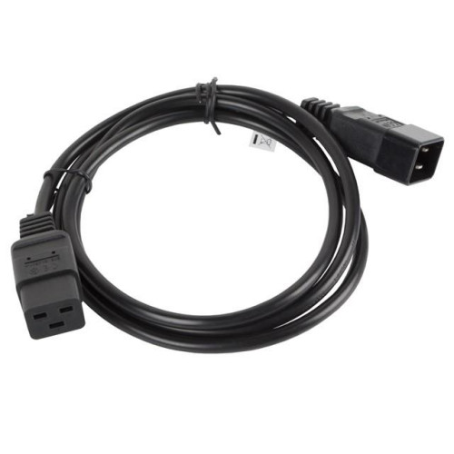 Przedłużacz kabla zasilającego IEC 320 C19 - C20 VDE 1.8M VDE czarny-698304