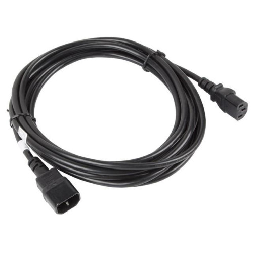 Przedłużacz kabla zasilającego IEC 320 C13 - C14 VDE 5M czarny-698365