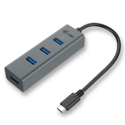 USB-C Metal 4-portowy HUB USB 3.0 4x USB 3.0-698528