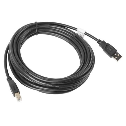 Kabel USB 2.0 AM-BM 5M czarny-7809203