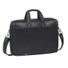 RIVACASE TORBA NA LAPTOP 16" ORLY, CZARNA, MATERIAŁ WODOODPORNY, KIESZENIE NA TABLET 10,1", SMARTFON, DOKUMENTY I AKCESO