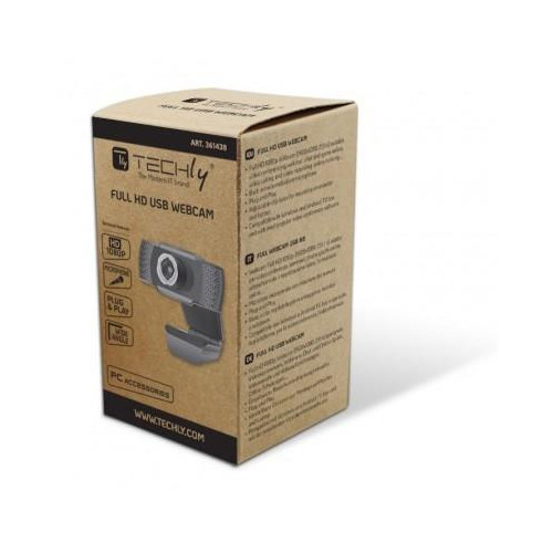 TECHLY KAMERA USB INTERNETOWA FULLHD 1080P Z MIKRO-6993536