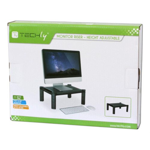 TECHLY STOLIK PODSTAWKA POD MONITOR Z REGULACJĄ WY-6995862
