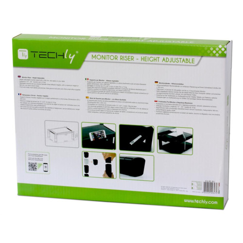 TECHLY STOLIK PODSTAWKA POD MONITOR Z REGULACJĄ WY-6995866
