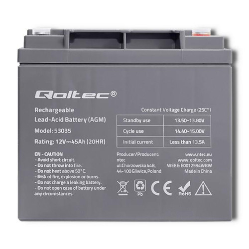 Akumulator bezobsługowy Qoltec 53035-6996565