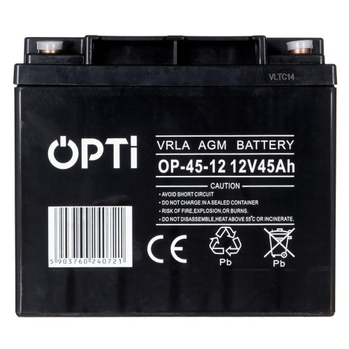 VOLT POLSKA AKUMULATOR AGM OPTI 12V 45 Ah VRLA-7011361