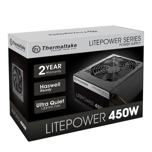Litepower II Black 450W (Active PFC, 2xPEG, 120mm) -703227
