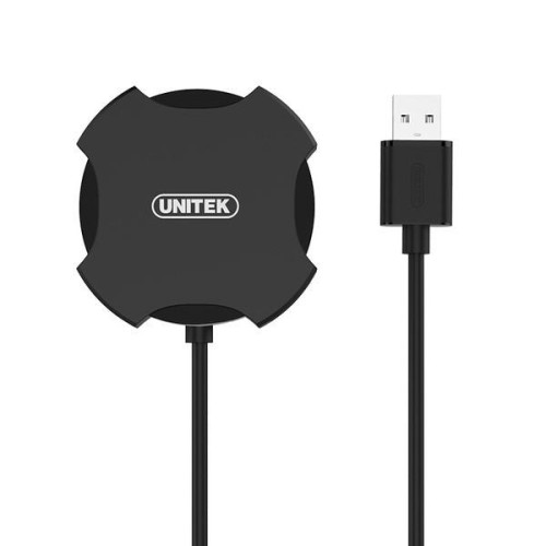 HUB 4x USB 2.0 micro - czarny + OTG; Y-2178 -703998