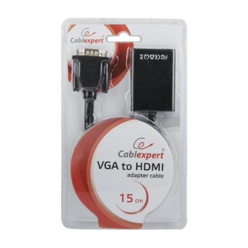 Konwerter VGA do HDMI 15 cm czarny-705024