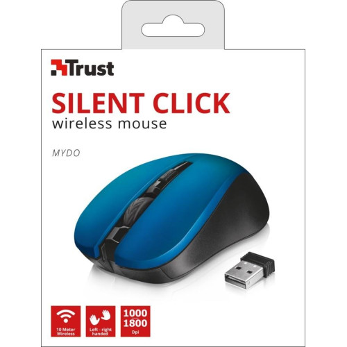 Mydo Silent Click bezprzewodowa mysz niebieska-705660