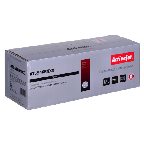 Activejet ATL-546BNXX Toner (zamiennik LEXMARK C546U1KG; Supreme; 8000 stron; czarny)-7073266