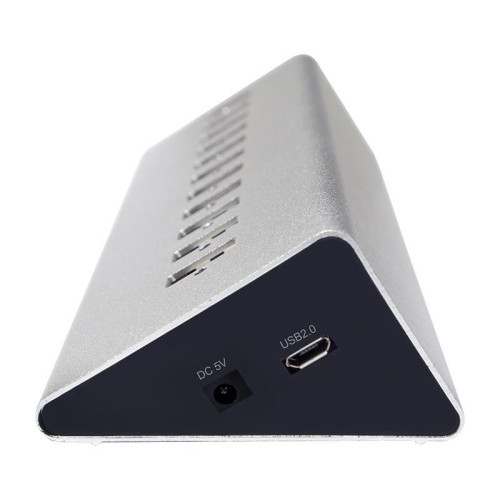 Hub biurkowy 10xUSB 2.0 z zasilaczem-709515