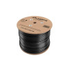 KABEL LAN FTP KAT-6 305M DRUT OUTDOOR ŻELOWANY CU CZARNY FLUKE PASSED LANBERG-713849