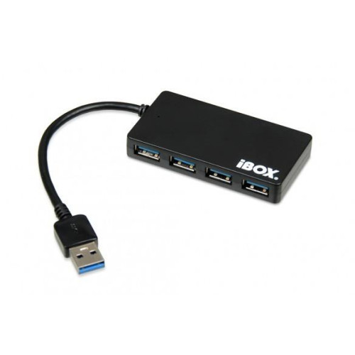 Hub USB 3.0 4-porty, slim IUH3F56 Czarny-713895