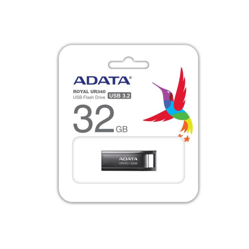 ADATA FLASHDRIVE UR340 32GB USB 3.2 BLACK-7149876