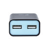 USB Power Charger 2 port 2.4A czarny 2x USB Port DC 5V/max 2.4A-716570